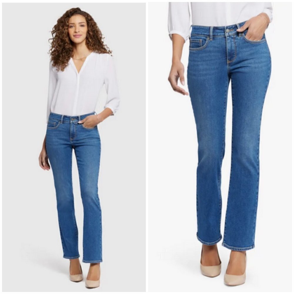 💕NYDJ💕 Marilyn Straight Leg Jeans ~ Rockford 12 NWT